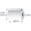 Čeku lente 80mmx73m, d75mm, 1 slānis, termolente, 10 ruļļi/iep.