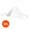 Sejas aizsargmaska, respirators FFP2, 5 slāņu, 20 gab./iep.