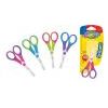 Šķēres Colorino kids 14 cm, ar gumijotiem rokturiem, blisterī