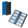 Vizītkaršu bloks, 96 vizītkartēm, 133x315mm, melns, Rillstab