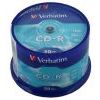 CD-R matricas Verbatim, 700 MB, 52x, extra protection, spindle, 50 gab.