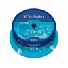 CD-R matricas Verbatim, 700 MB, 52x, spindle, 25 gab.