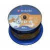 DVD-R matricas Verbatim AZO, 4.7GB, 16x, Wide Printable, 50 gab.