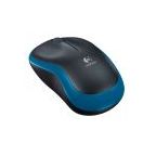 Datorpele Logitech Wireless M185, USB, optiskā, zila/pelēka