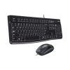 Klaviatūra un pele Logitech MK120, USB, ENG, melna