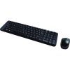 Klaviatūra un pele Logitech DT MK220, ENG, bezvadu, melna