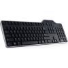 Klaviatūra Dell KB813, ENG/RU, USB, melna, viedkaršu lasītājs