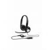 Austiņas ar mikrofonu, Logitech H390, melnas