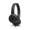 Austiņas JBL Tune 500, ar vadu, 3.5mm, 1.2m, melnas