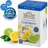 Tēja Ahmad, aukstā, melnā, Cold Brew, citrona un laima, folija konvertos, 20gab.