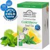 Tēja Ahmad, aukstā, zaļā, Cold Brew, citrona un piparmētru, folija konvertos, 20gab.