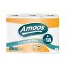 Tualetes papīrs Amoos Compact plus, T4, 2 slāņi, balta, 6 ruļļi/iep.