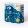 Tualetes papīrs Grite Blossom, T4, balts, 3 slāņi, 4 ruļļi/iep.
