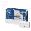 Papīra dvieļi – salvetes Tork Premium, W-fold, H2, 2 slāņi, 100 loksnes, 21 pac./iep.
