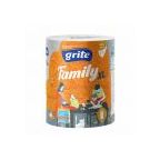Papīra dvieļi Grite Family XL, 2 kārtas, 45m gaiši pelēka, 1 rullis