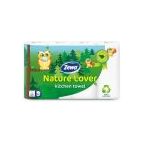 Virtuves dvielis Zewa Nature Lover (Pūce), 2 slāņi, 4 ruļļi/iep.
