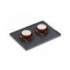 Paplāte kafijas servēšanai, 329 x 242 x 15 mm, tumši pelēka, Durable Coffe Point Tray