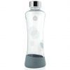 Ūdens pudele, stikla, Equa Metallic Silver, 550 ml