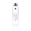 Ūdens pudele, stikla, Equa Mismatch Black, 750 ml