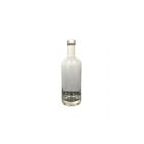 Ūdens pudele, stikla, ar korķi sudraba krāsā, 750ml