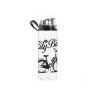 Ūdens pudele, City Bike 750ml, plastmasas, balta