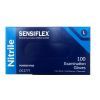 Cimdi nitrila, Sensiflex, L izmērs, nepūderēti, zili, 100gab./iep.