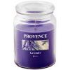 Aromātiskā svece stikla glāzē ar vāku, diam.6cm, Lavanda