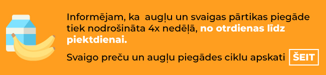 Augļu un svaigu preču piegāde