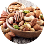 Rieksti, pupas, sēklas