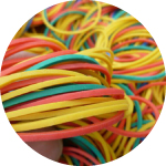 Naudas gumijas, maisiņi u.c.