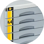 Slēdzami skapji, plaukti