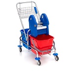 Spaiņi, bļodas, uzkopšanas komplekti