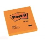 Līmlapiņas 76x76mm, neona oranžas, 100lp., Post-It
