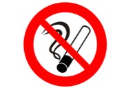 Uzlīme "Smēķēt aizliegts", d10cm