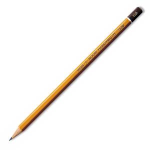 Zīmulis bez dzēšgumijas 2B, uzasināts, Koh-i-noor, 1500
