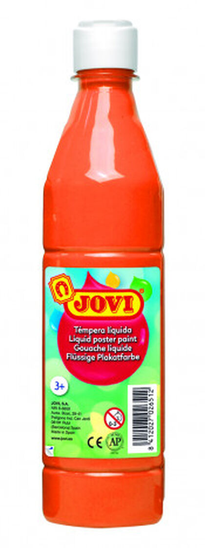 Guaša, oranža krāsa, Jovi, 500 ml