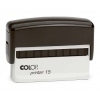 Zīmogs Colop Printer 15, ar klienta šablonu, zaļš spilventiņš