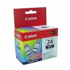 Tintes kasete Canon BCI-24Bk, melna dubultpaka