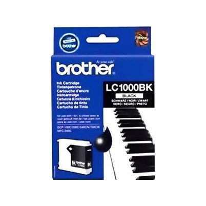 Tintes kasete Brother LC1000Bk, melna