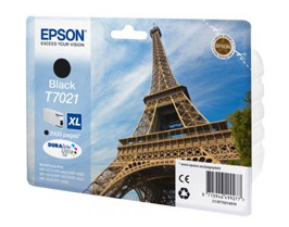 Tintes kasete Epson T7021 (C13T70214010), melna
