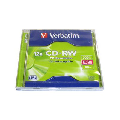 CD-RW matrica Verbatim, 700 MB, 10x-12x