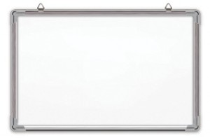 Tāfele magnētiskā, 100 x 150 cm, balta, alumīnija rāmis, Forpus