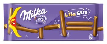 Cepumi ar šokolādi Milka Lila Sticks, 112g