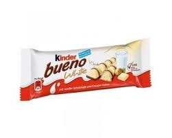 Šokolādes batoniņš, ar balto šokolādi, Kinder Bueno, 39g