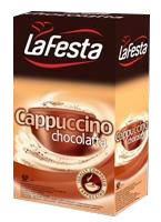 Kapučino La Festa ar šokolādes garšu, porcijās, 12.5 gx10 gab.