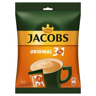 Kafija šķīstošā, Jacobs 3in1, 15,2g x 10 gab.