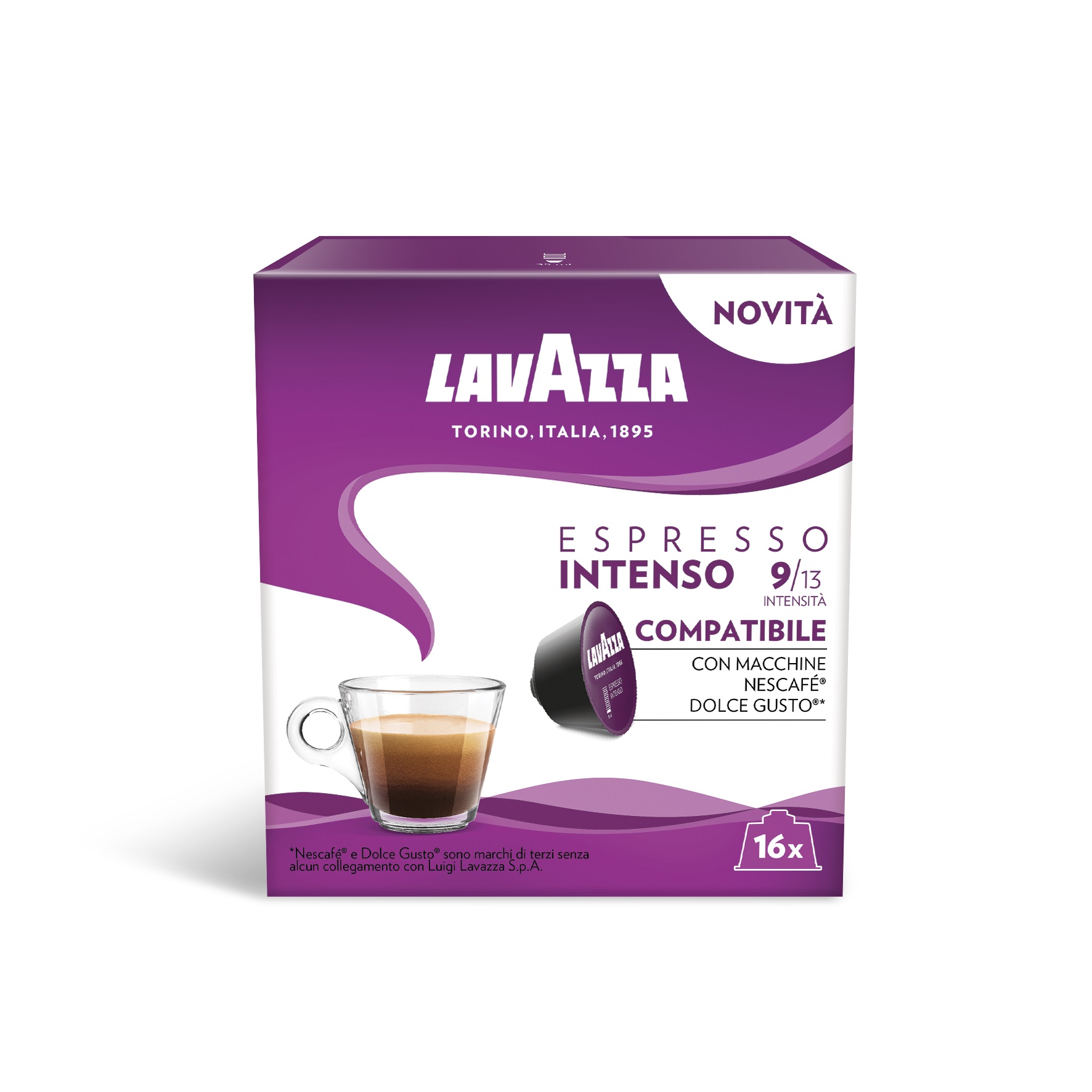 Kafijas kapsulas, Espresso Intenso, Lavazza, 16 gab