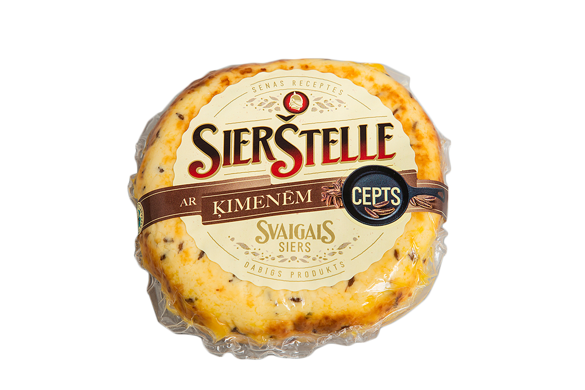 Siers, Sierštelle cepts siers ar ķimenēm, 330 g