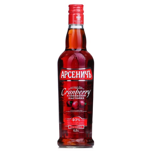 Alk.dzēriens Arsenič Dzērveņu, 40%, 500ml