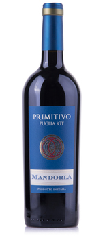 Sarkanvīns Mandorla Primitivo Puglia, 13.5%, 750ml, 2017